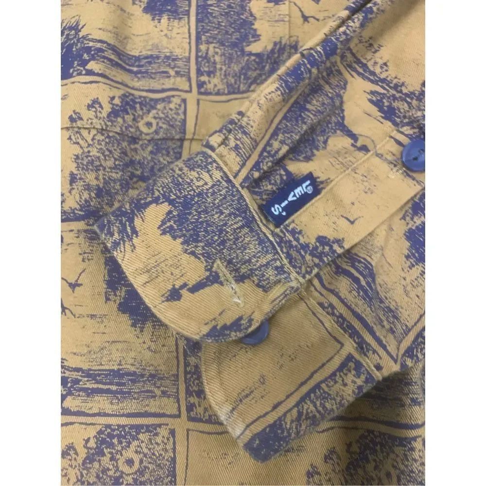 Vintage Levi's Patterned Button Down Top - Picture 3 of 8